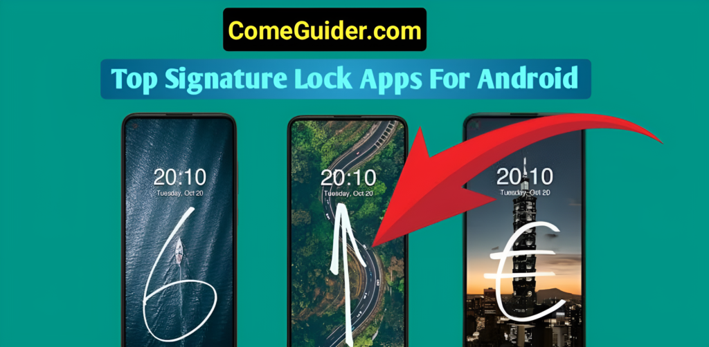 Signature screen lock